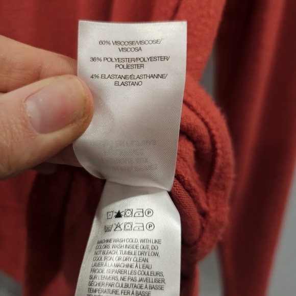 Lucky Brand Sweater Sz.M Rust - Picture 3 of 6